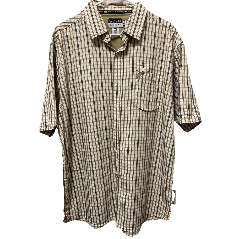 Ecko Unlimited Classic Material Men's Button Down Shirt Size XL